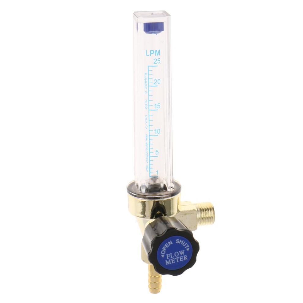 Argon CO2 Gas Flow Meter Inlet Connection for Mig   Welder Welding Gau