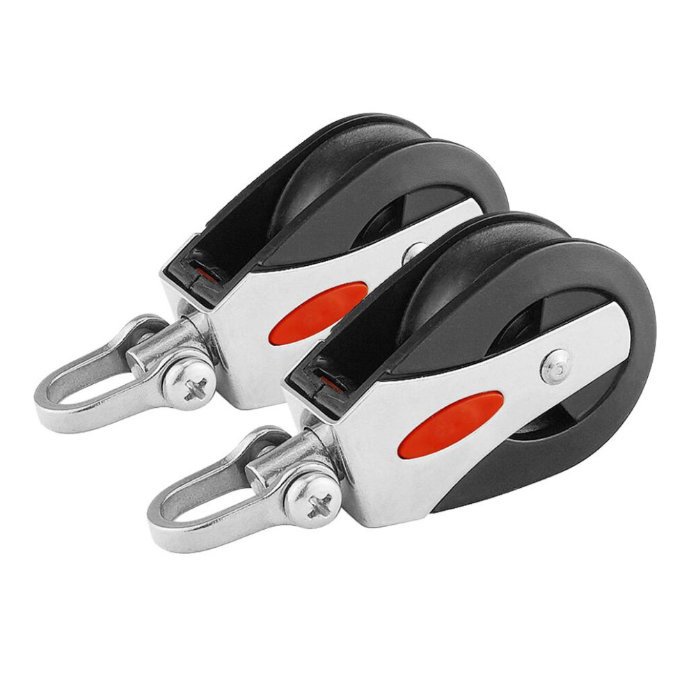41Mm Marine 316 Ss Block Rope Pulley Nylon Sheave Sailing Boat+Ball Be Light 755402025778