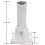 180 Degree Adjustable Holder Bracket Metal And Plastic Flag Pole with 2