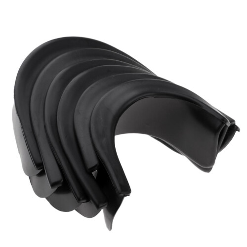 6 Pieces Rubber Pool Table Pocket Liners Billiard Accessory 4 corner 2 1