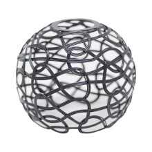 Iron Wire Lampshade Metal Lamp Cage Bulb Cover for Bedroom Restaurant