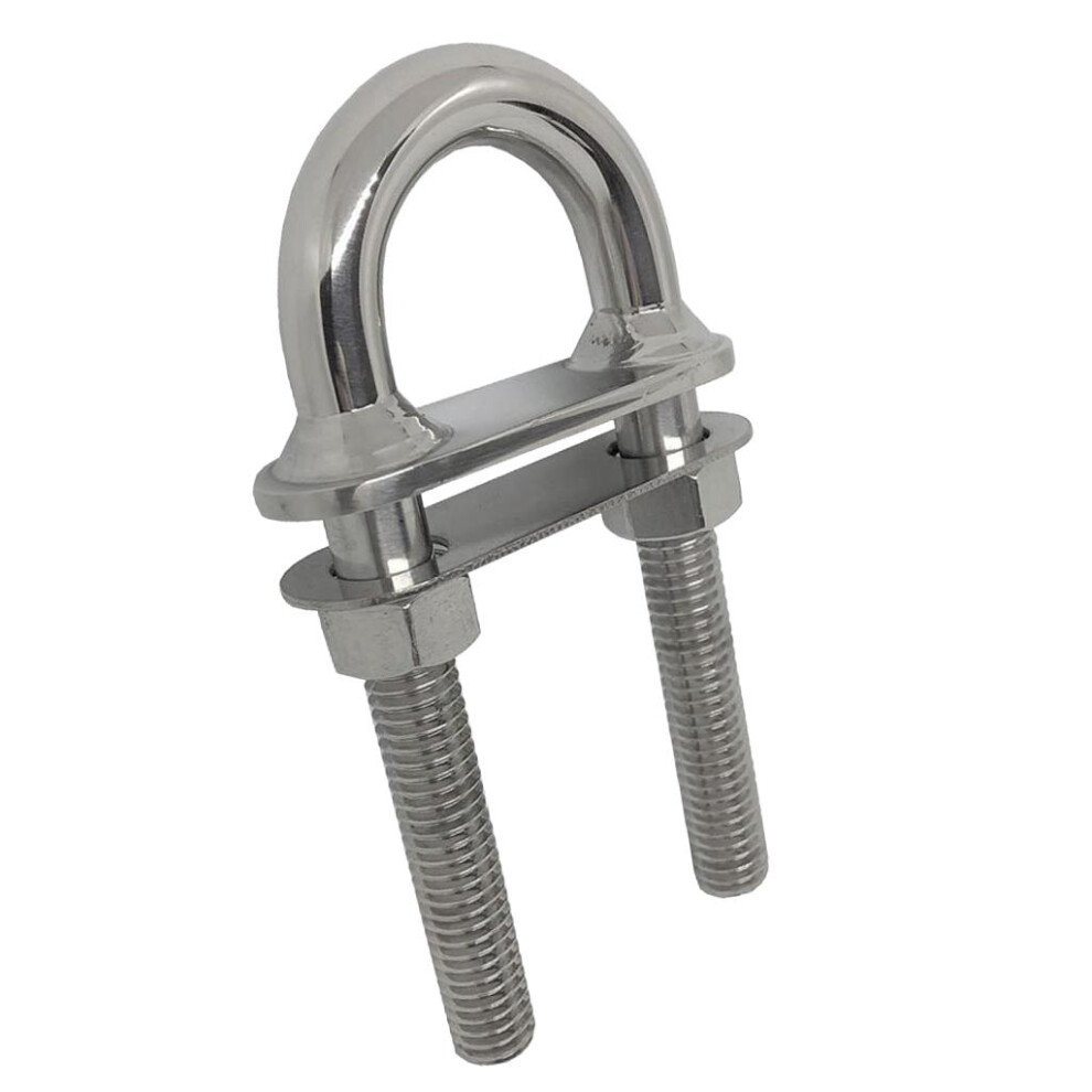 316 Stainless Steel Boat Stern Bow Eye U Bolt Tie Down Marine 786712987791