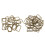 40 Pieces 32mm Metal Adjustable Buckle Connector for Bag Strap Bronze 2