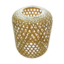 Handwoven Bamboo Lamp Shade Ceiling Light Fixture Cover for Pendant Li