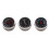 Car Thermometer Hygrometer Quartz Clock For Dashboard Ornaments  3PCS/ 1