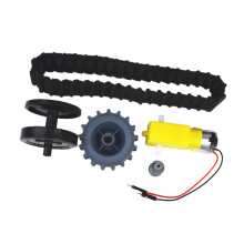 Plastic Tank Track Conveyor Belt TT Motor Wheels Set for DIY Tank Vehi
