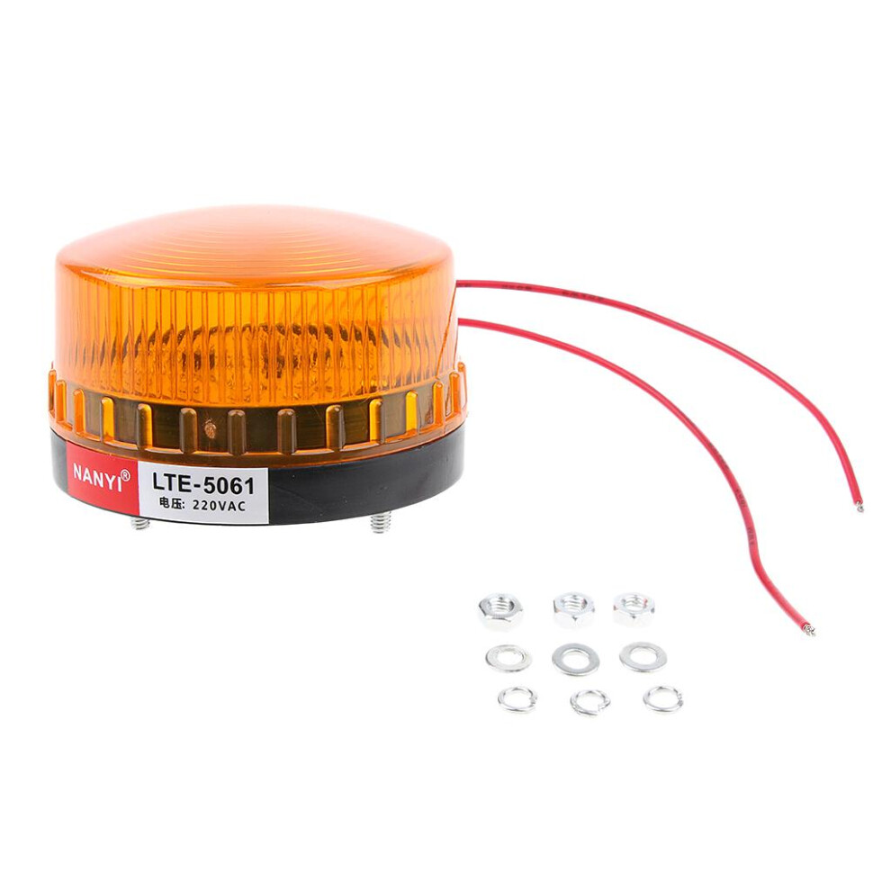 220V Emergency Led Flashing Strobe Signal Warning Lamp Beacon Wo Light 713239145762