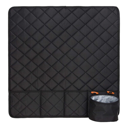 Quilted Sewing Machine Pad with Storage Pockets for Table Sewing Machi