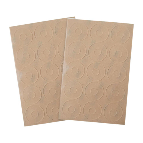 60Pcs Antiskid Pads for Patchwork Rulers Adhesive Rings for Studio Dor