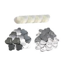 100 x Blank Button Badges Materials Metal Shells Supply for Badge Maki