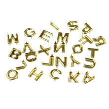 26x Letter A-Z Metal Stud Rivets Spikes for Belts Bags Garment Art Dec
