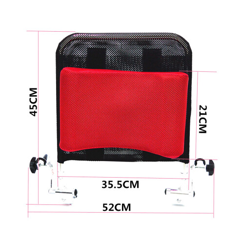 Wheelchair Headrest Backrest Neck Support Adjustable for Outside Trave 1