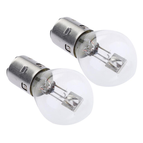 2x S2 12V 35/35w Motorcycle Scooter White Halogen Headlight Headlamp B