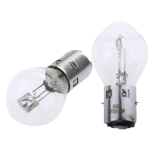 2x S2 12V 35/35w Motorcycle Scooter White Halogen Headlight Headlamp B 2