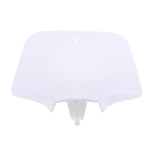White Front Plastic Number Plate for KLX110 Style  Trail Dirt Bikes 1