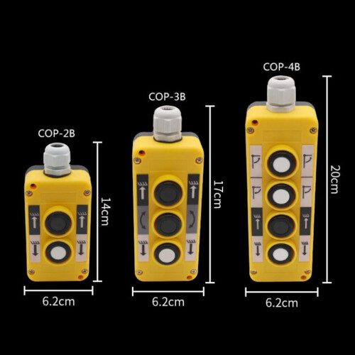 1pc COP2B Crane Button Switch Lifting Unloading Dustproof Rainproof Du 1
