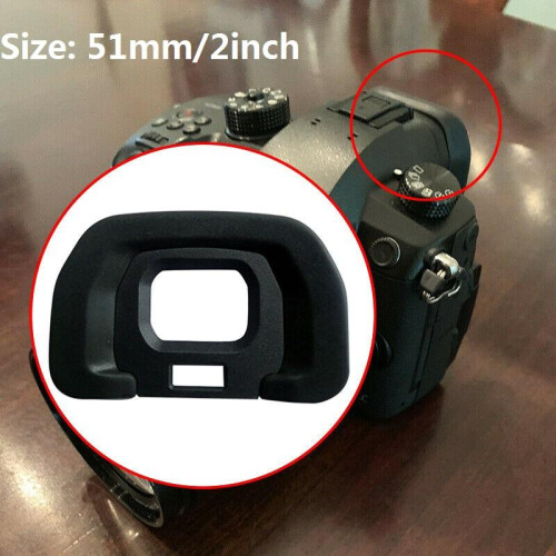 1x Eyecup Viewfinder Protective Cover for Panasonic DC-GH5 Camera Plas 2