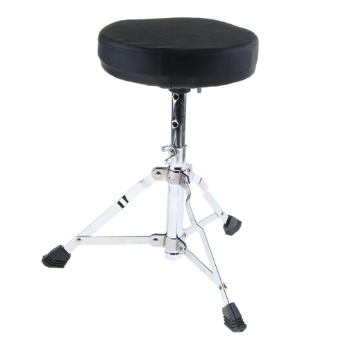 1 Piece Drum Throne Seat Drummers Stool Stand Chair