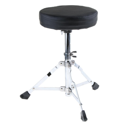 1 Piece Drum Throne Seat Drummers Stool Stand Chair 1