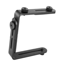 Dual L Shape Camera Flash Bracket Extension Bar Heavy Duty for DSLR Ca