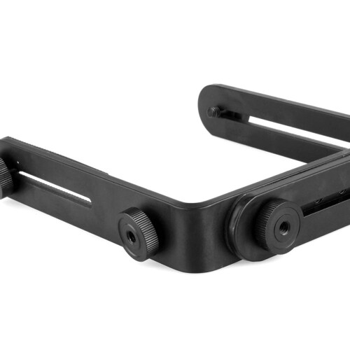 Dual L Shape Camera Flash Bracket Extension Bar Heavy Duty for DSLR Ca 2