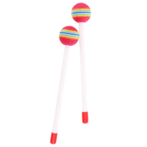 2 Pieces   Hand Drum Mallet Hammer Musical Percussion Toy Educational 1