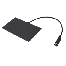 5.5V 1.65W Solar Panel 300mA Mobile Phone Battery Charging Home Outdoo