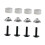 Hockey Visor Hardware Kit Visor Accessories M4 Screws Replacement Repa 1