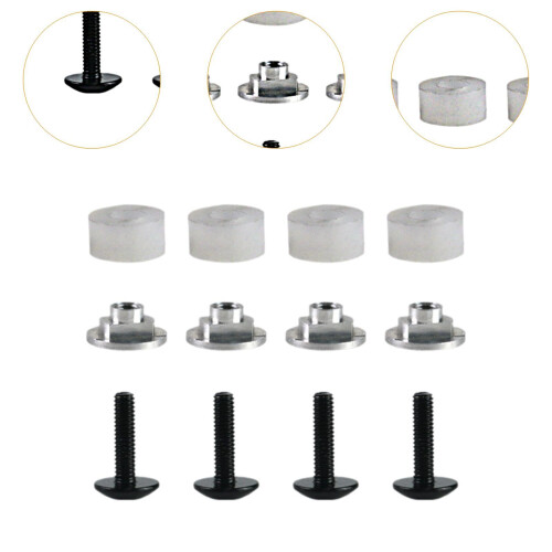 Hockey Visor Hardware Kit Visor Accessories M4 Screws Replacement Repa 2