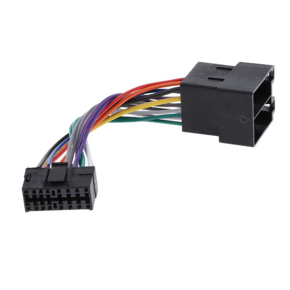 Iso Wiring Harness Connector Adapter For Sony 16 Pin Car Stereo Radio 755753510183