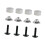 Hockey Visor Hardware Kit Visor Accessories M4 Screws Replacement Repa 2