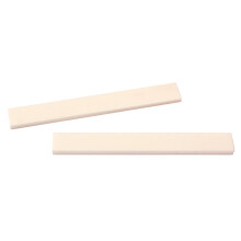 2pcs Blank Bone Saddle for Guitar Ukulele 100x10x3mm Luthier DIY Strin