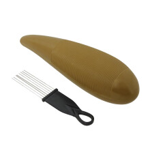 Plastic Guiro with Scraper Percussion Instrument