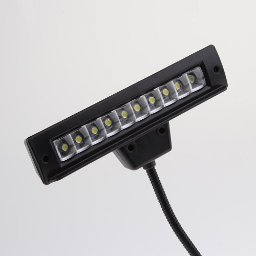 Music Stand Light  Clip Table Lamp Neck Reading Light Black 2