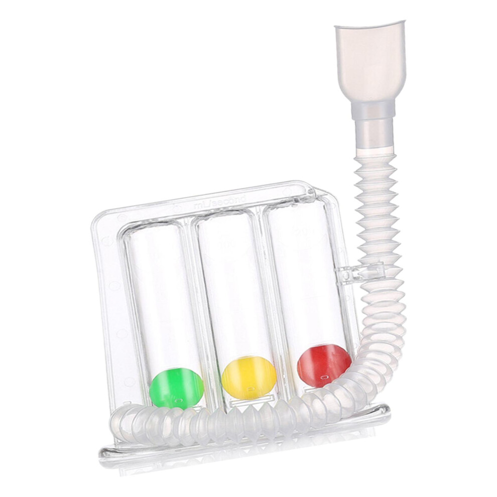 Deep Breathing Lung Exerciser Breath Measurement Easy to Use Portable