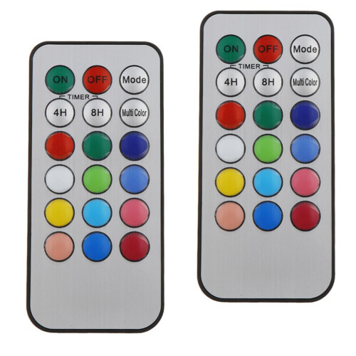 2x Wedding Decor Remote Control For Electronic Light Candles