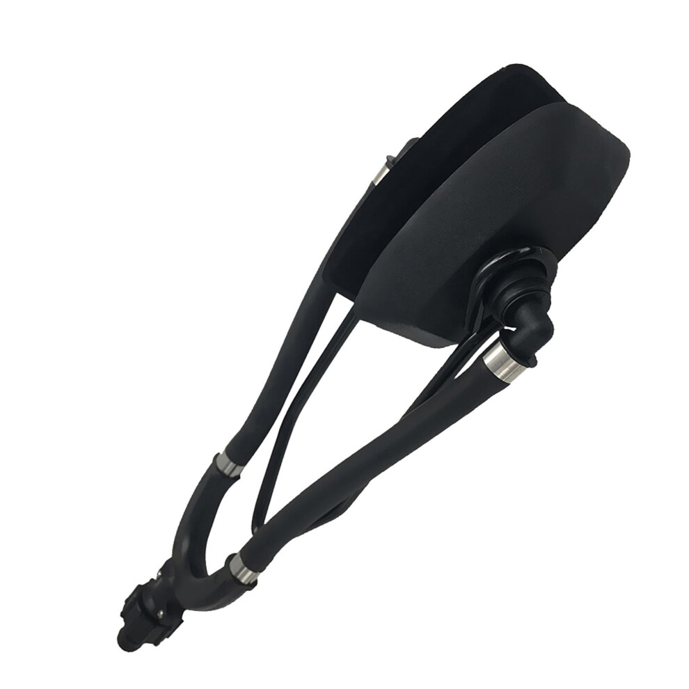 Outboard Boat Dual Water Feed Motor Flusher Rectangular Ear Muff Cup Black 791701874679