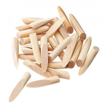 50Pcs Trimmable Solid Wooden Plugs Jig Screws Pocket Holes Woodworking