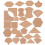 54pcs Acrylic Quilting Templates Sewing Stencils Patchwork Ruler Sewin 2