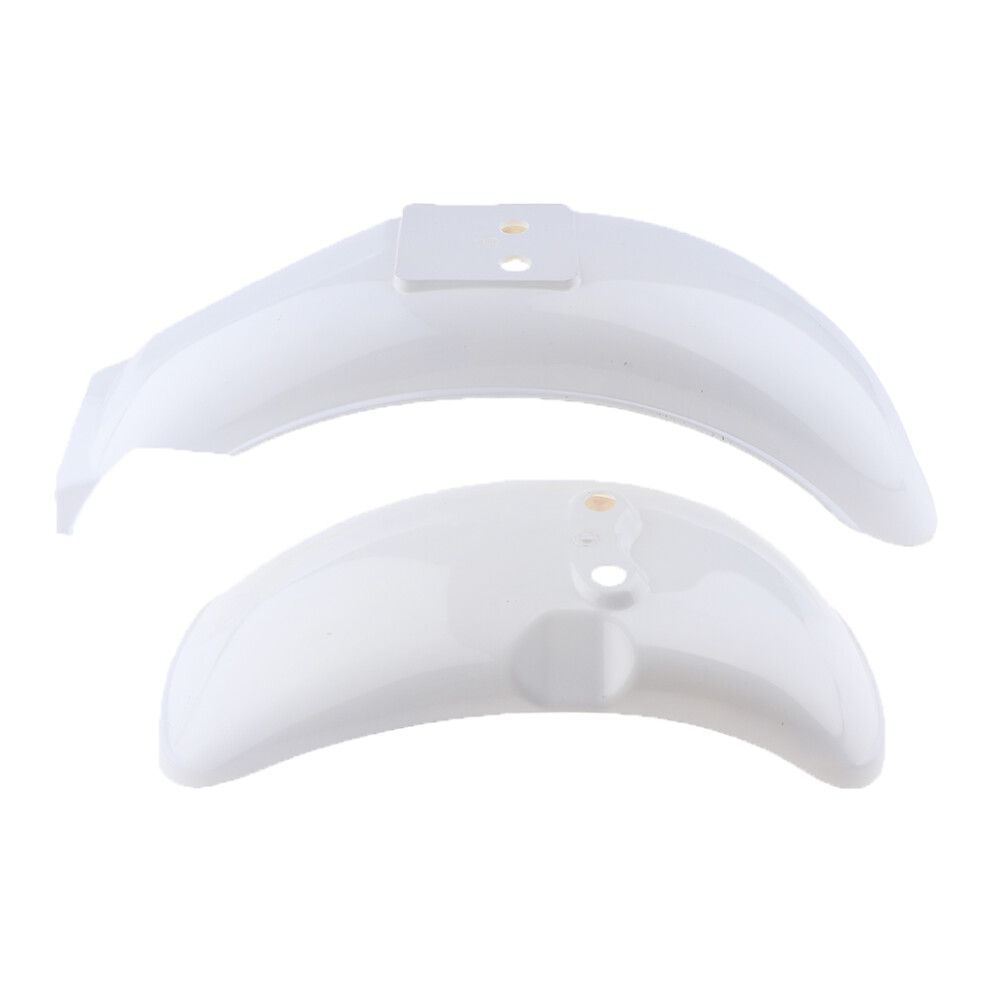 Fender Front & Rear Wheel For Honda Mini Trail Z50 Z50a Z50j Z50 White 808729192705