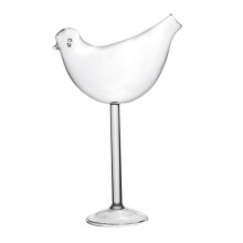 Bird Shaped Cocktail Glass Party Juice Beverage Cups Transparent Drink