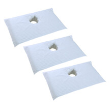 3x Soft Beauty Massage SPA Treatment Bed Cover Sheet With Breath Hole