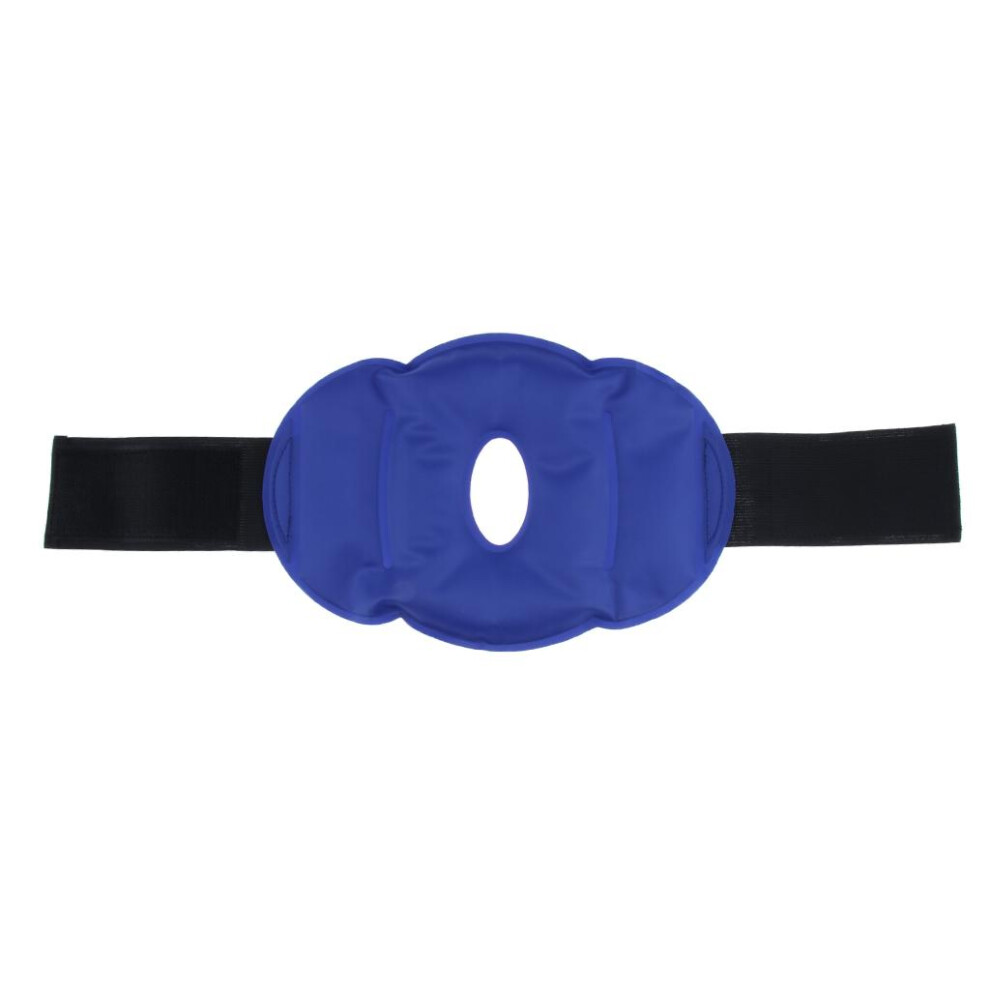 Knee Hot Pack Wrap Gel Ice Bag Cold Knee Brace wit Strap for Injury Sw