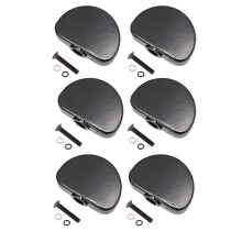 6pcs Guitar Tuning Pegs Tuners Machine Heads Replacement Knobs Black
