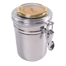 Large Cylindrical Cigar Hydrating Tube Humidor with Hygrometer