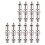 10Pieces 1/4" to 3/8" Spigot Stud Screw Tripod Adapter for Flash Light 1