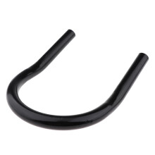Upswept Cafe Racer Seat Frame Hoop Loop Metal 175mm for Motorcycle Bla
