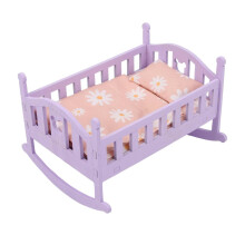 Baby Doll Bed Bedroom with Bedding Set Furniture Set for 1/12 Doll Orn