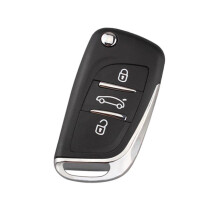 3BTN Flip Remote Key Fob Case Shell for Citroen C2 C4 Peugeot 306 407