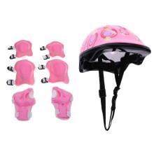 Kids Helmet Knee Elbow Wrist Protective Pad Set for Inline Skating Bik